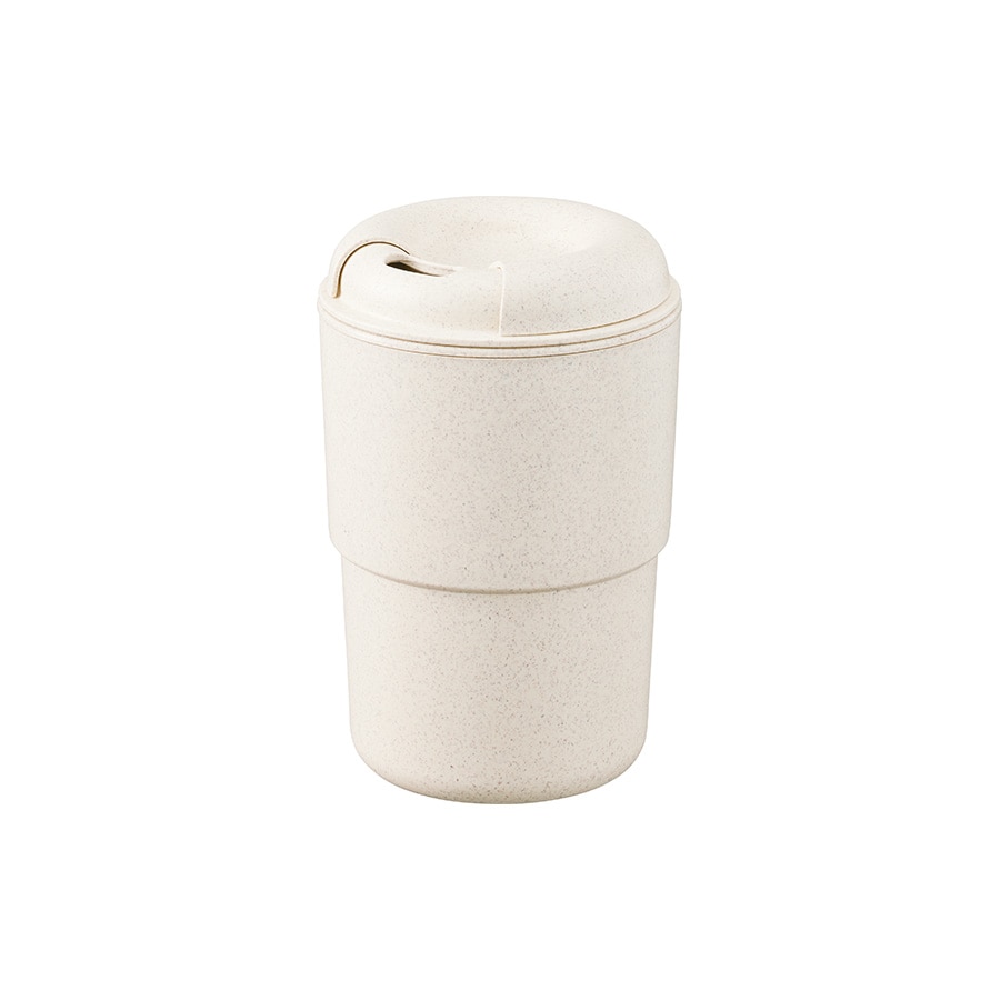 MARKLESS STYLE カフェタンブラースタッキング バンブーファイバー配合 ホワイト TS-1765-044 1個(ご注文単位1個)【直送品】