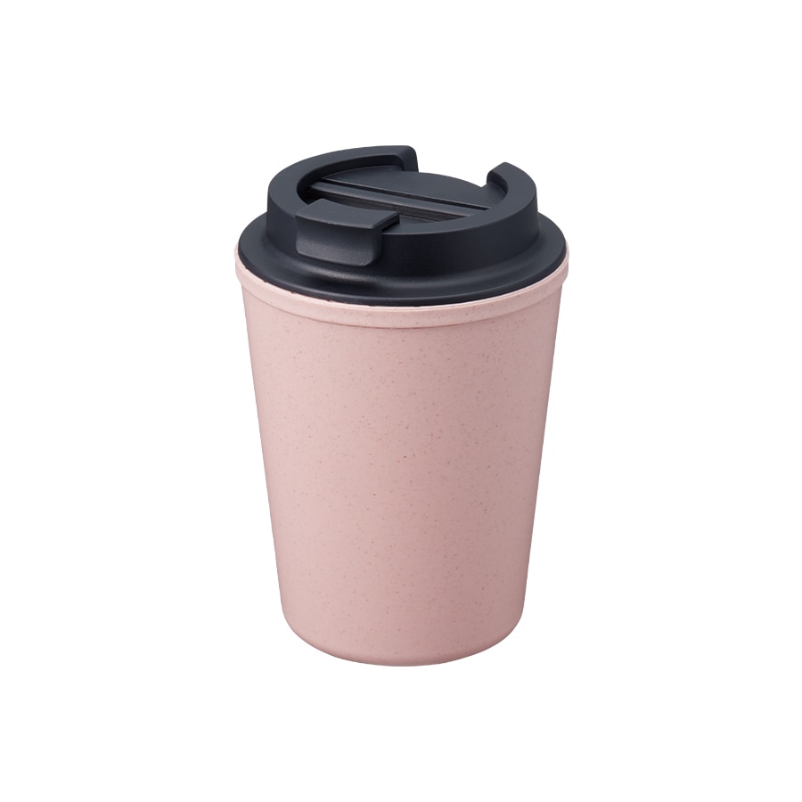 MARKLESS STYLE ダブルウォールタンブラー バンブーファイバー配合 スモークピンク TS-1697-030 1個(ご注文単位1個)【直送品】