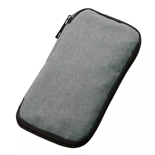 MARKLESS STYLE 文具まとめて持ち運びポーチ グレー TS-1495-011 1個（ご注文単位1個）【直送品】