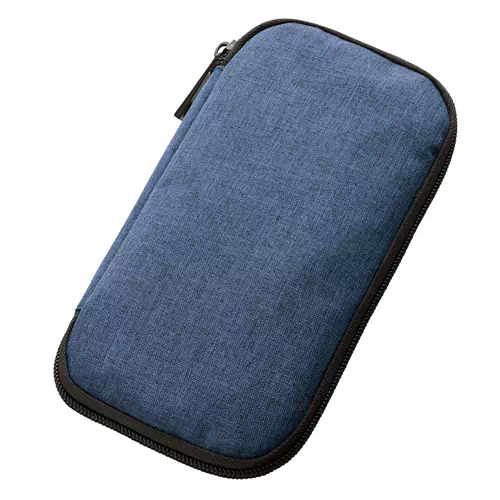 MARKLESS STYLE 文具まとめて持ち運びポーチ ネイビー TS-1495-006 1個（ご注文単位1個）【直送品】