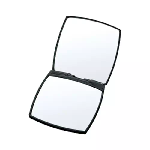 MARKLESS STYLE スクエアコンパクトミラー ブラック TM-0057-009 1個(ご注文単位1個)【直送品】