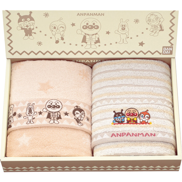 シャディ それいけ！アンパンマン　フェイスタオル２枚セット 1個(ご注文単位1個)  【直送品】