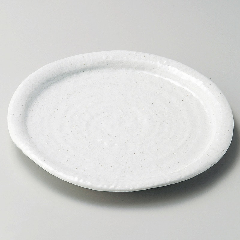 金正陶器 白釉波皿 1個(ご注文単位1個)【直送品】