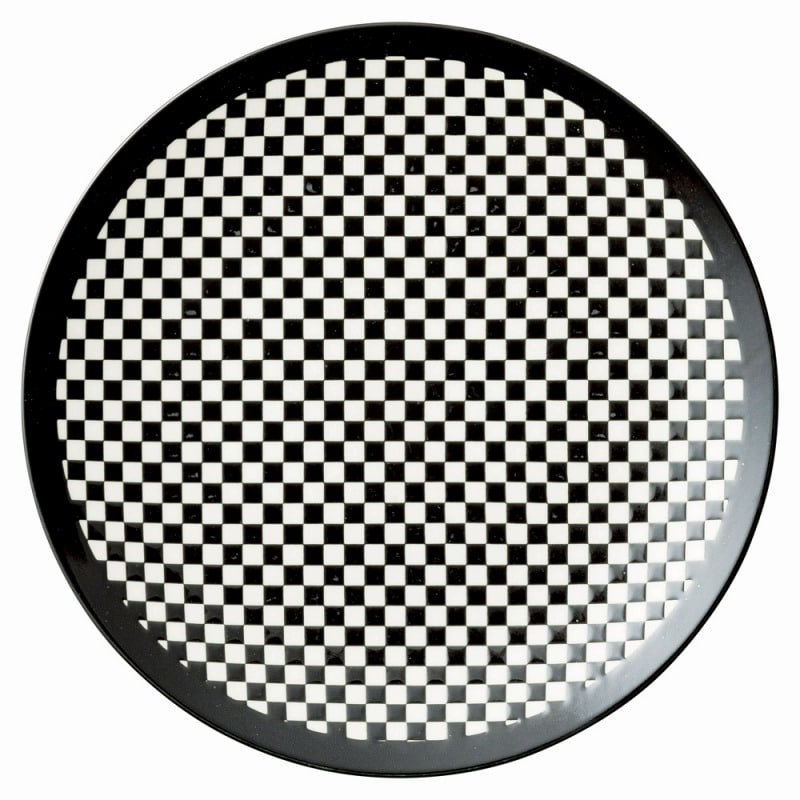 金正陶器 E-スクエアブラック28.5㎝皿 1個(ご注文単位1個)【直送品】