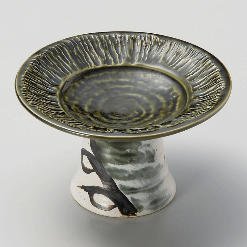 金正陶器 織部特台 4.0皿 1個(ご注文単位1個)【直送品】