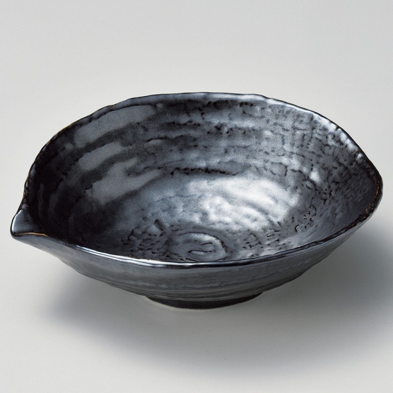 金正陶器 鉄結晶片口煮物鉢 1個(ご注文単位1個)【直送品】