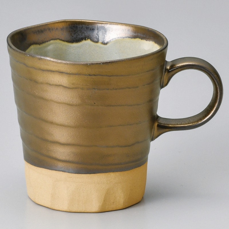 金正陶器 ゴールド彩マグ 1個(ご注文単位1個)【直送品】