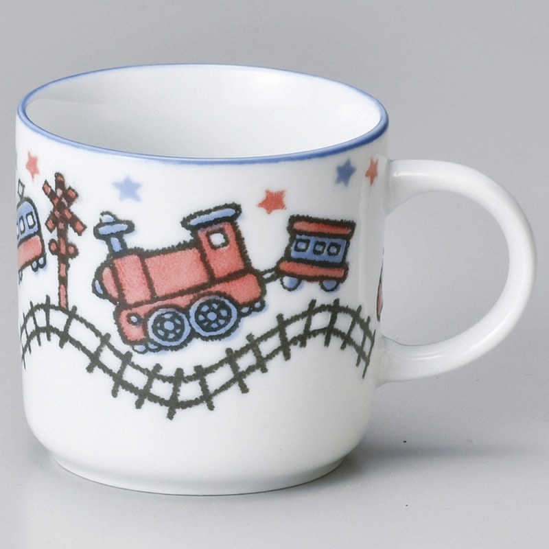 金正陶器 電車マグカップ 1個(ご注文単位1個)【直送品】