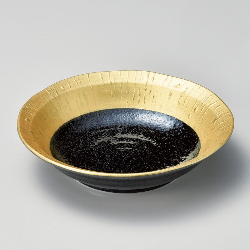金正陶器 黒潮5.0浅鉢 1個(ご注文単位1個)【直送品】