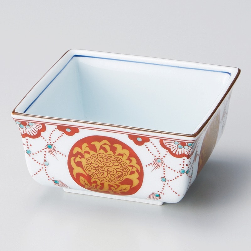 金正陶器 京瓔珞反角小鉢 1個(ご注文単位1個)【直送品】