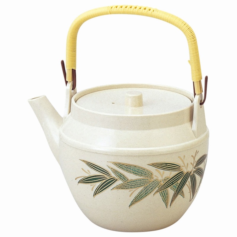 金正陶器 ［TA］耐熱ABS土瓶 志野2色笹（小）（0.7）［洗］ 1個（ご注文単位1個）【直送品】