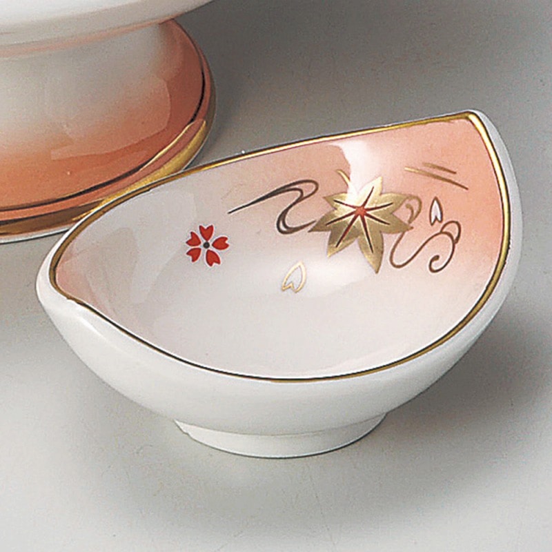 金正陶器 オレンジ吹舟型千代口 1個(ご注文単位1個)【直送品】