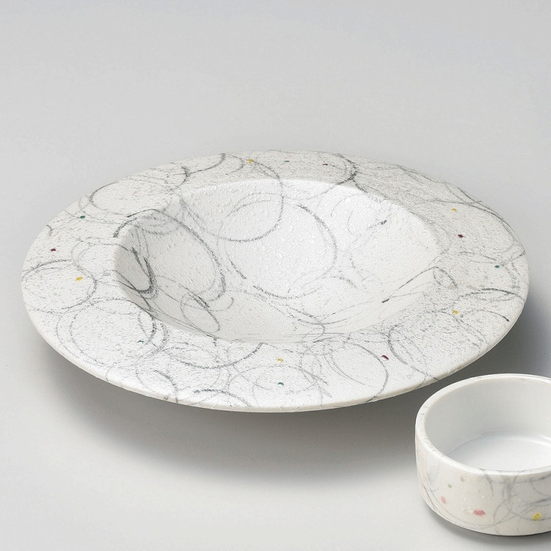 金正陶器 ラスターリングリム刺身鉢 1個(ご注文単位1個)【直送品】