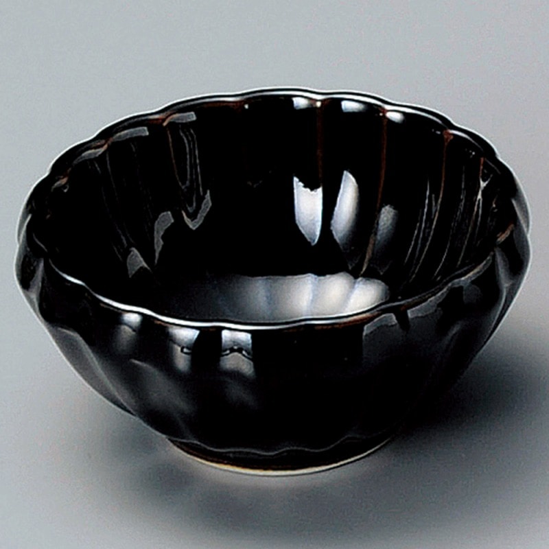 金正陶器 菊型天目珍味 1個(ご注文単位1個)【直送品】