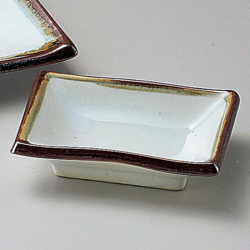 金正陶器 白天目流し長角千代口 1個(ご注文単位1個)【直送品】
