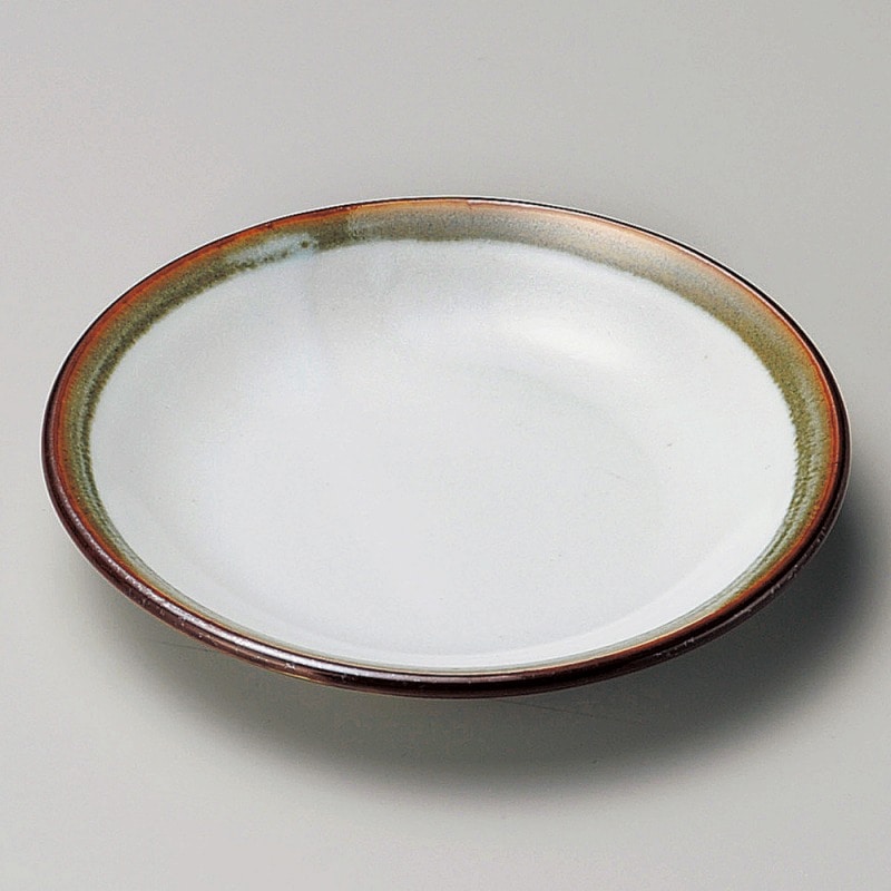 金正陶器 白天目流し丸3.0皿 1個(ご注文単位1個)【直送品】