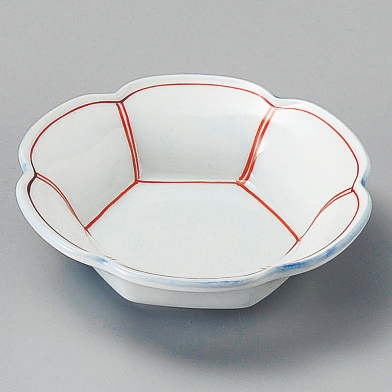 金正陶器 赤筋入六ツ山小鉢 1個（ご注文単位1個）【直送品】