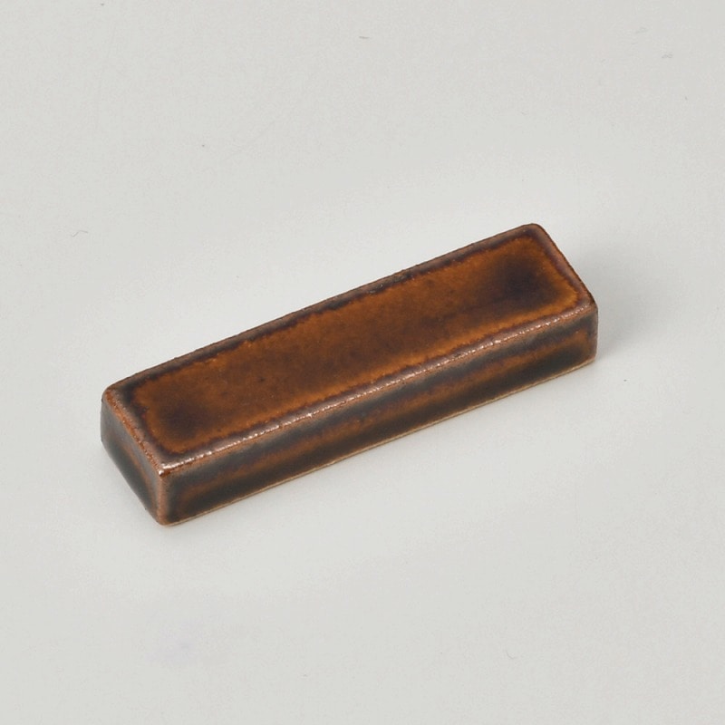金正陶器 アメ長角箸置S 1個(ご注文単位1個)【直送品】