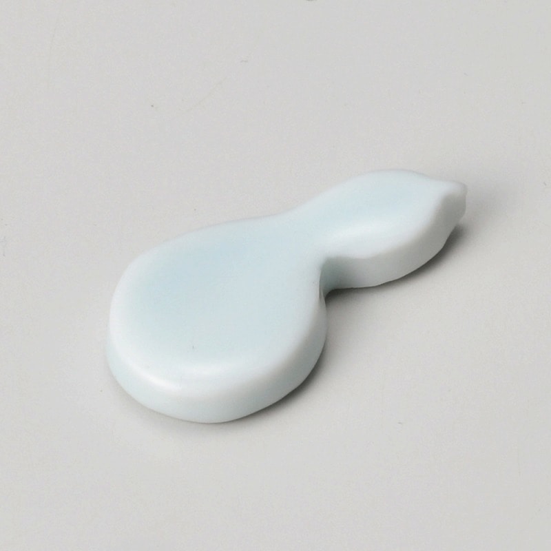 金正陶器 青白磁ひょうたん箸置 1個(ご注文単位1個)【直送品】
