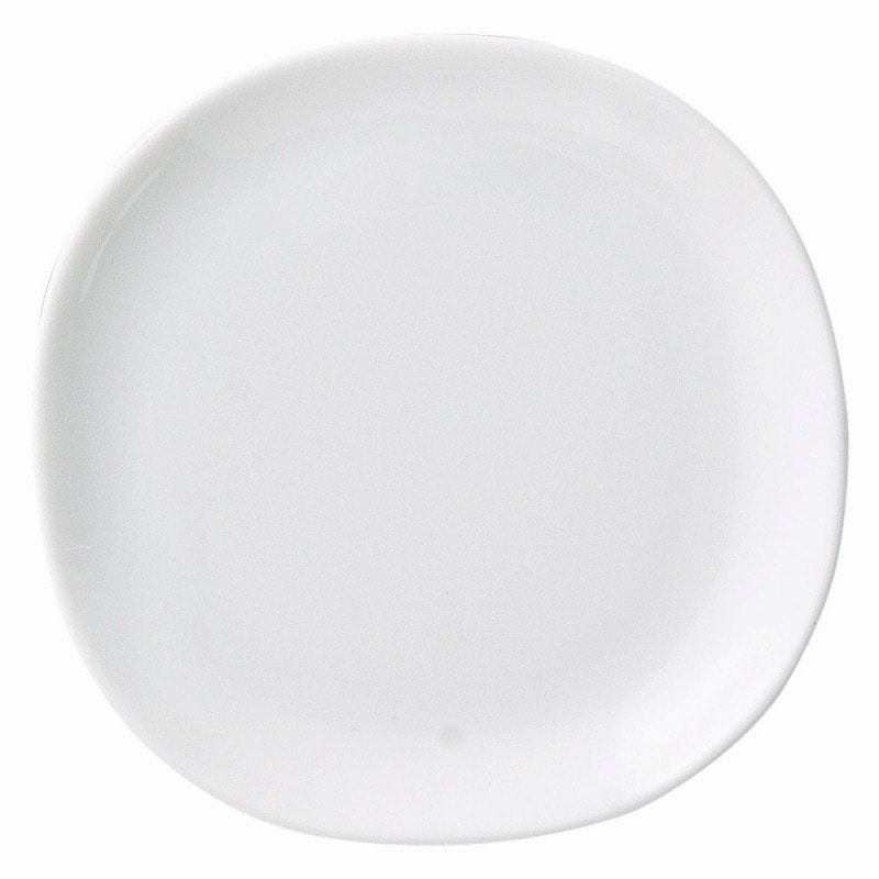 金正陶器 白磁カレ小皿 1個(ご注文単位1個)【直送品】