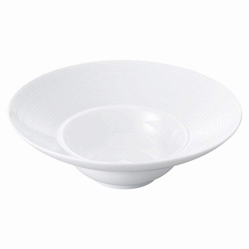 金正陶器 白磁ハット19㎝ボール 1個(ご注文単位1個)【直送品】