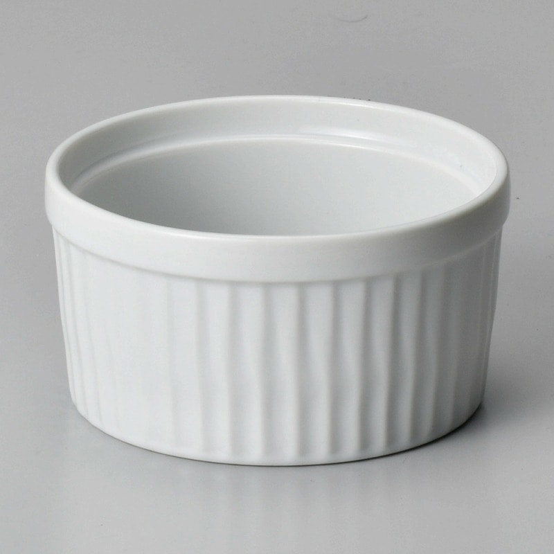 金正陶器 白10㎝スフレ 1個(ご注文単位1個)【直送品】