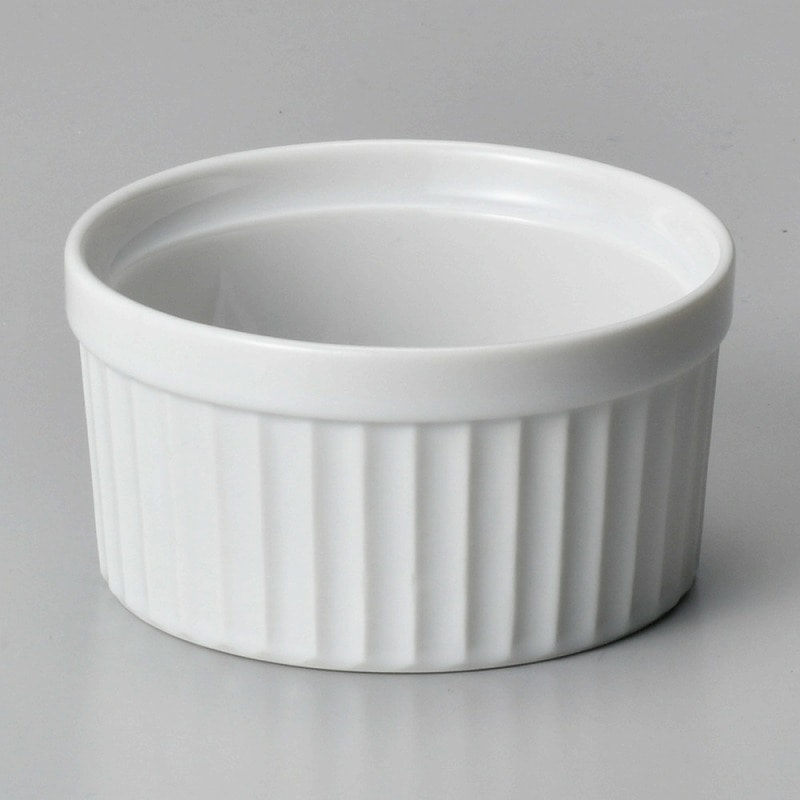 金正陶器 白9㎝スフレ 1個(ご注文単位1個)【直送品】