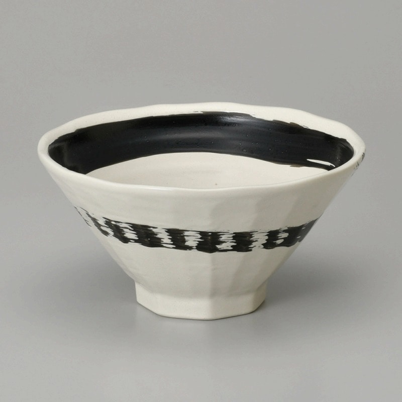 金正陶器 極刷毛白八角6.3丼 1個(ご注文単位1個)【直送品】