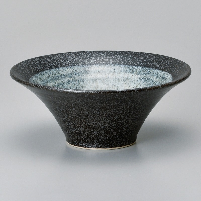 金正陶器 霜降り内ねずみ高台反7.0丼 1個(ご注文単位1個)【直送品】