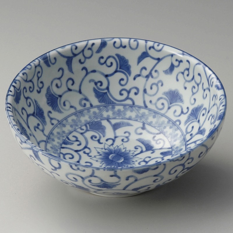 金正陶器 藍彩めん鉢 1個(ご注文単位1個)【直送品】