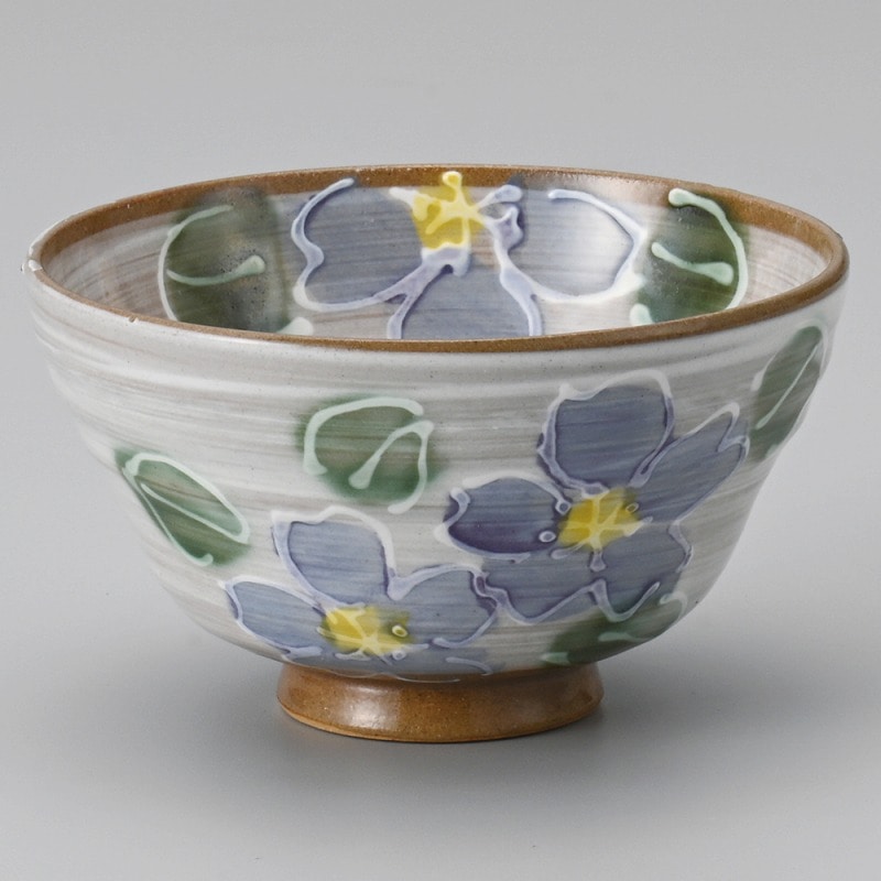 金正陶器 粉引さくら(青)茶碗 1個(ご注文単位1個)【直送品】