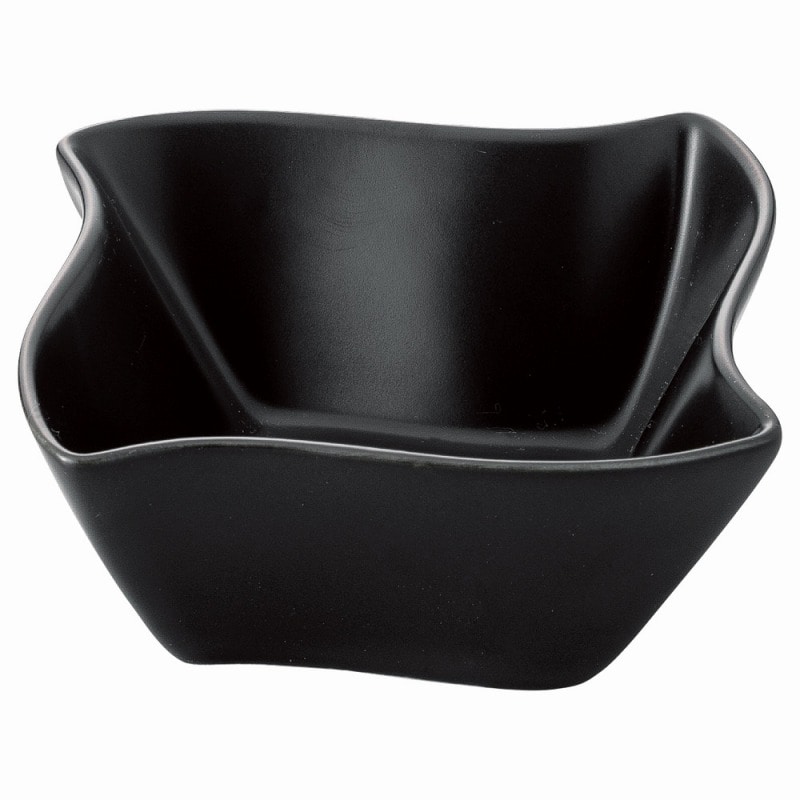 金正陶器 アーバン黒波型小鉢(S) 1個(ご注文単位1個)【直送品】
