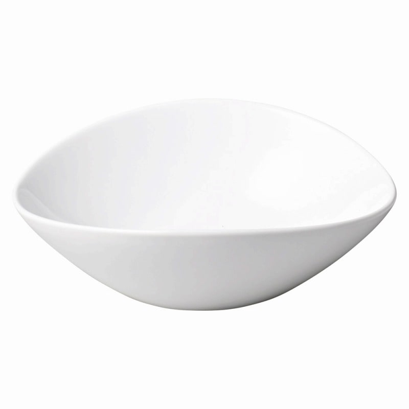 金正陶器 アーバン楕円ボウルM/WH 1個(ご注文単位1個)【直送品】