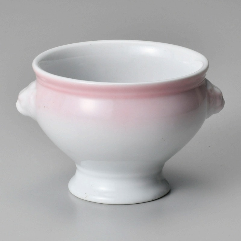金正陶器 ピンク吹ライオントリフ(大) 1個(ご注文単位1個)【直送品】