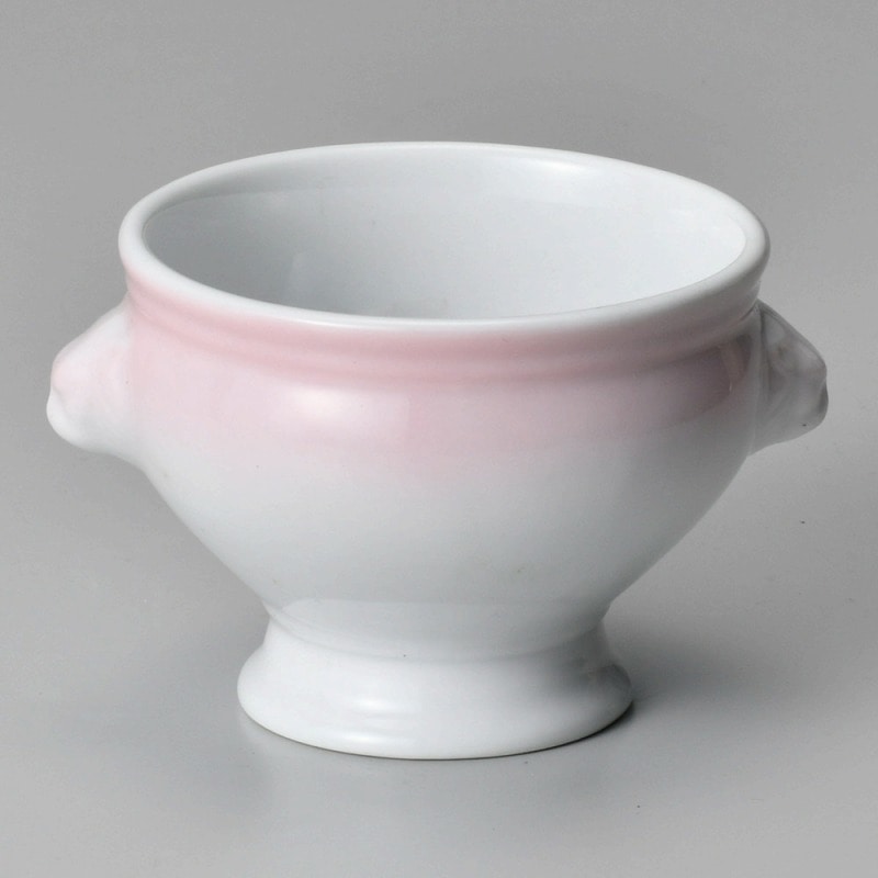 金正陶器 ピンク吹ライオントリフ(中) 1個(ご注文単位1個)【直送品】