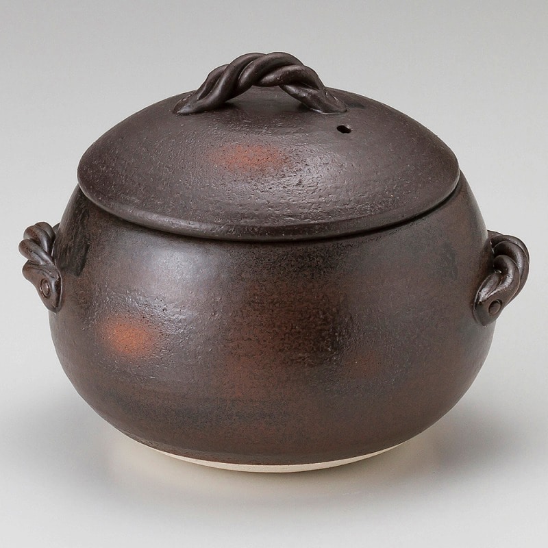 金正陶器 黒丸ご飯鍋5合炊 1個(ご注文単位1個)【直送品】