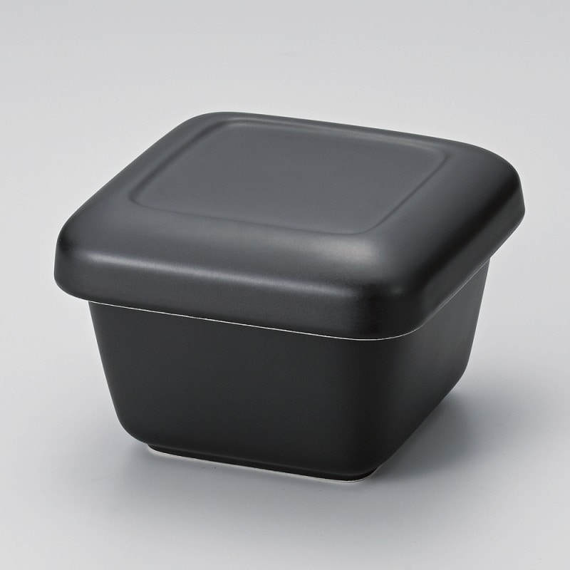 金正陶器 黒釉飯櫃(めしびつ)2合用 1個(ご注文単位1個)【直送品】