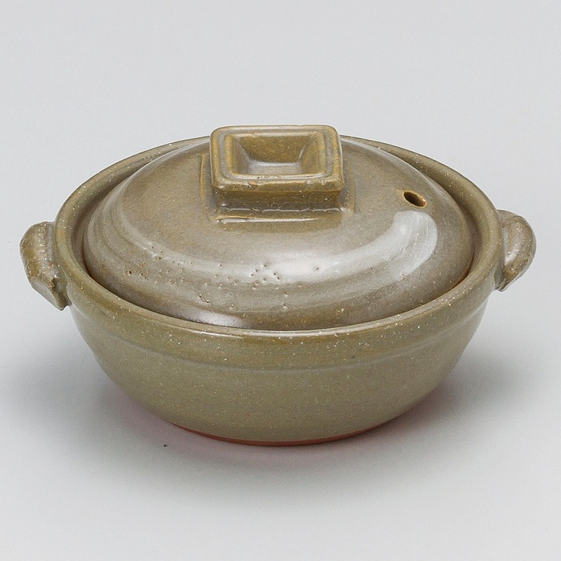 金正陶器 京風白刷毛目4号浅鍋 1個(ご注文単位1個)【直送品】