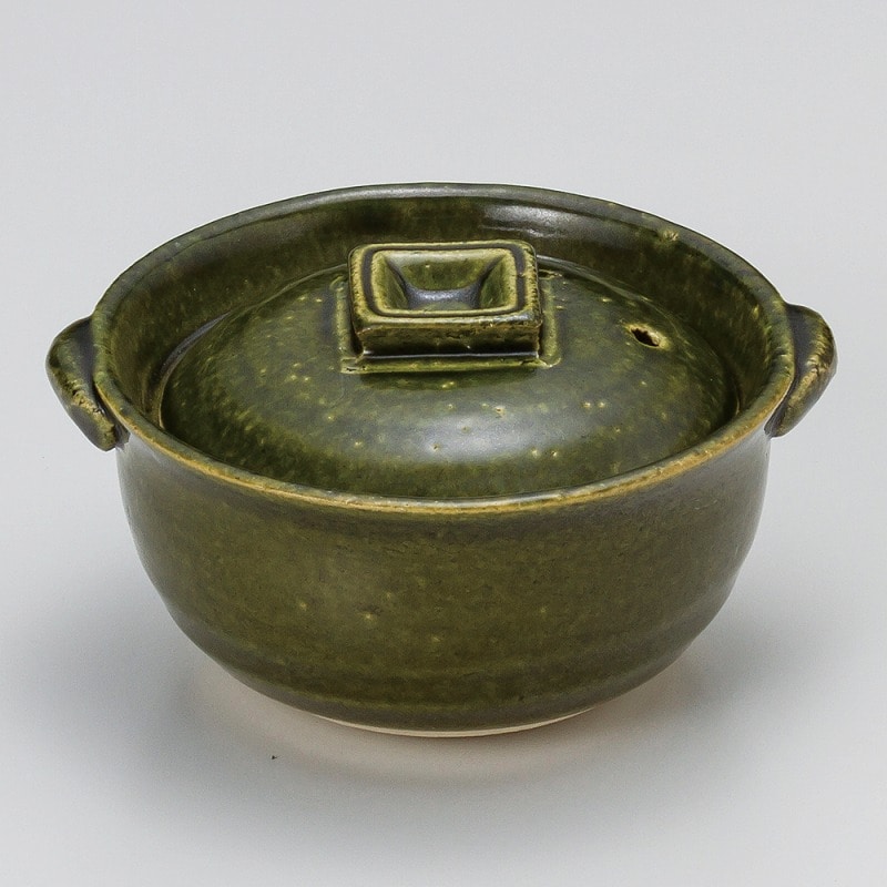 金正陶器 織部4号深鍋 1個(ご注文単位1個)【直送品】