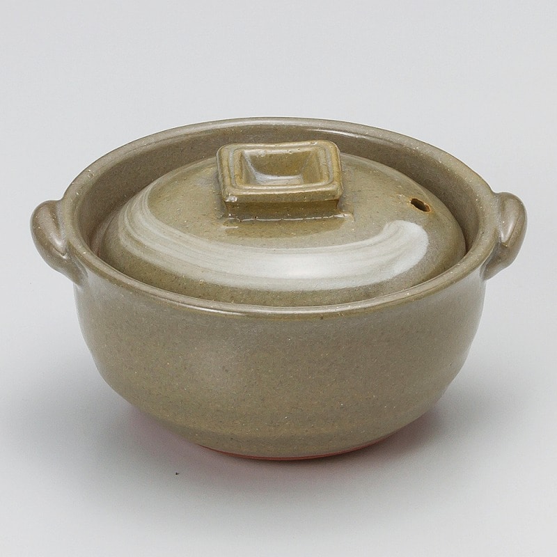 金正陶器 京風白刷毛目4号深鍋 1個(ご注文単位1個)【直送品】