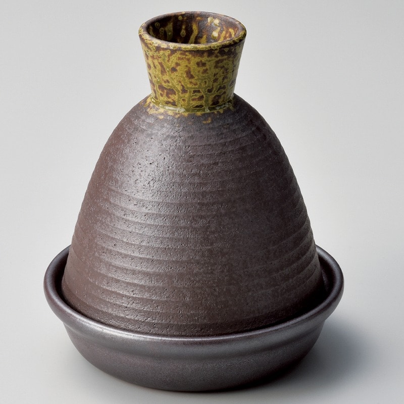金正陶器 焼締タジン鍋(小)16㎝ 1個(ご注文単位1個)【直送品】