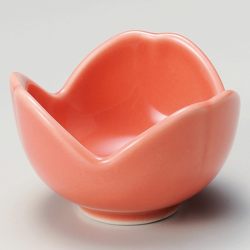 金正陶器 ピンク三ッ山珍味 1個(ご注文単位1個)【直送品】