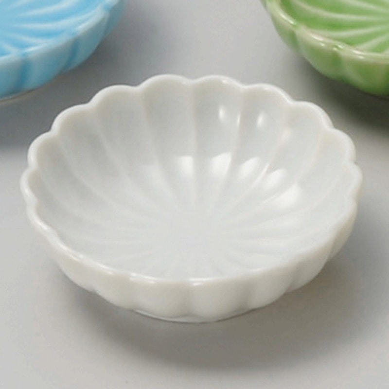 金正陶器 青白菊型豆皿 1個（ご注文単位1個）【直送品】