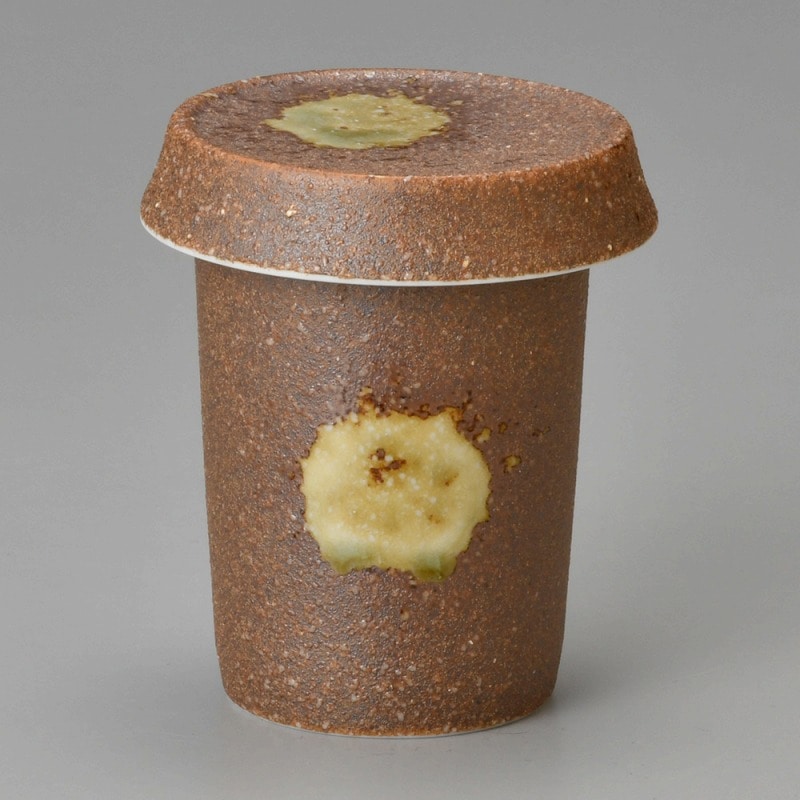 金正陶器 信楽ひれ酒(フタ付) 1個(ご注文単位1個)【直送品】