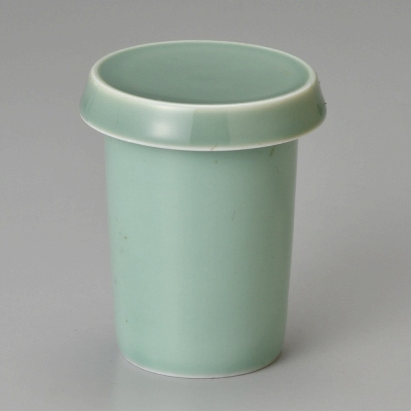 金正陶器 天竜寺青磁ひれ酒(フタ付) 1個(ご注文単位1個)【直送品】