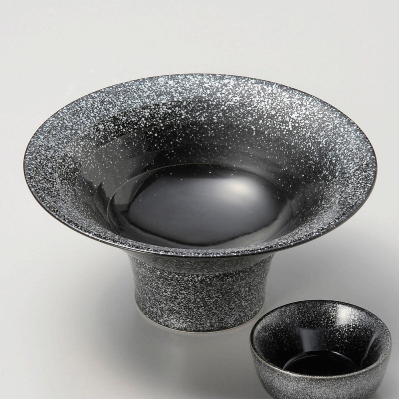 金正陶器 コスモ（シルバー）反高台向付 1個（ご注文単位1個）【直送品】
