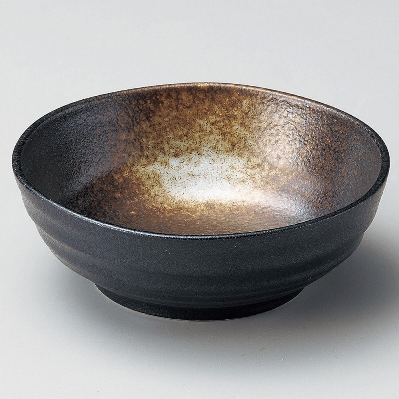 金正陶器 黒伊賀白吹4.0取鉢 1個（ご注文単位1個）【直送品】
