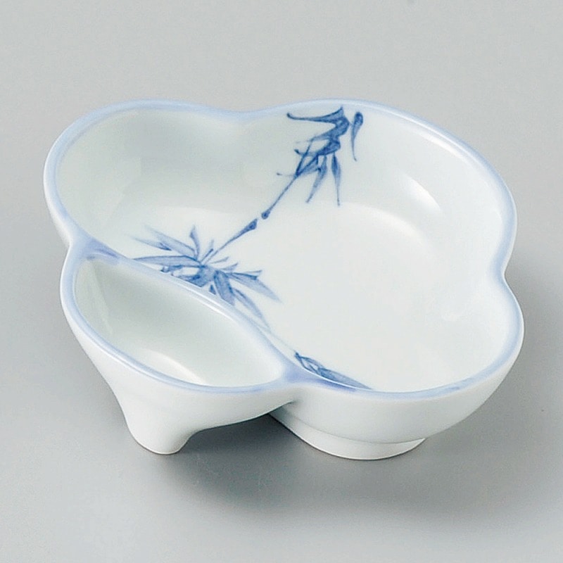 金正陶器 梅型竹仕切鉢 1個（ご注文単位1個）【直送品】