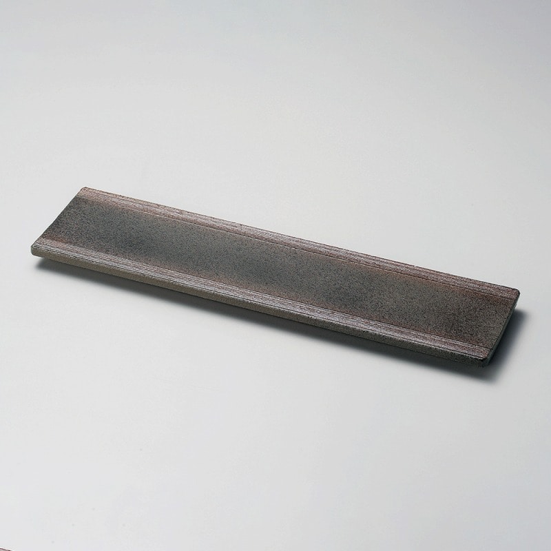 金正陶器 炭化土吹15.0長皿 1個(ご注文単位1個)【直送品】