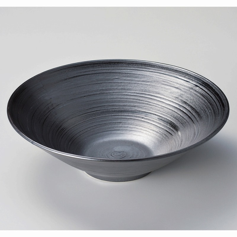 金正陶器 刷毛巻銀彩10.0反丼 1個（ご注文単位1個）【直送品】
